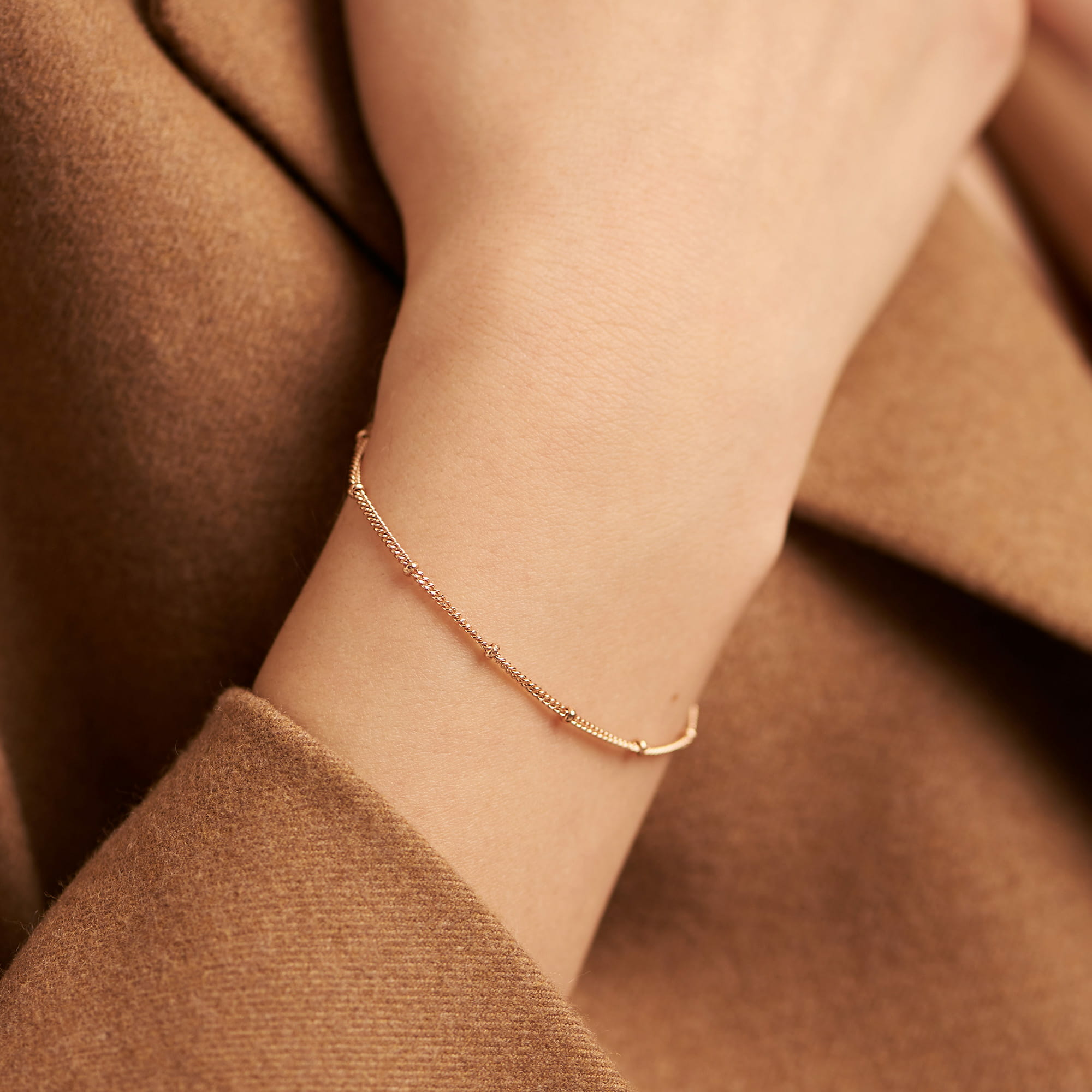 Браслет из золота 585 пробы KRASTSVETMET НБ 12-084 d.0.40 Золото 585 пр.