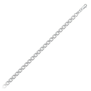 Цепь из серебра 925 пробы KRASTSVETMET НЦ 22-203Ю-3 d.0,60