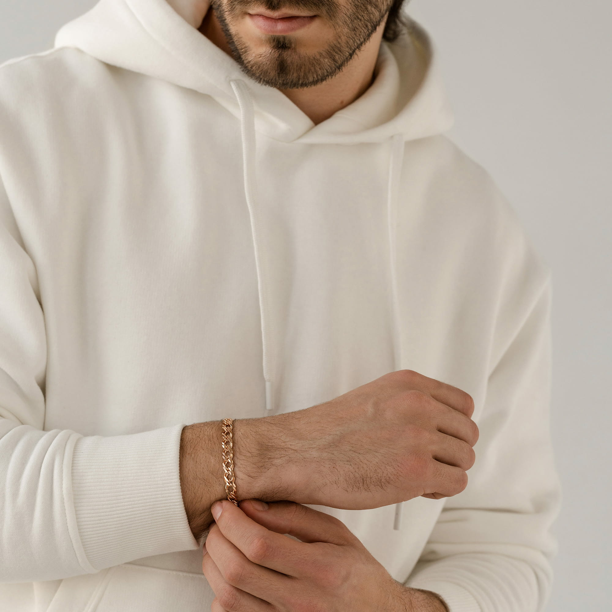 Браслет из золота 585 пробы KRASTSVETMET НБ 12-076ПГ d.1.20 Золото 585 пр.