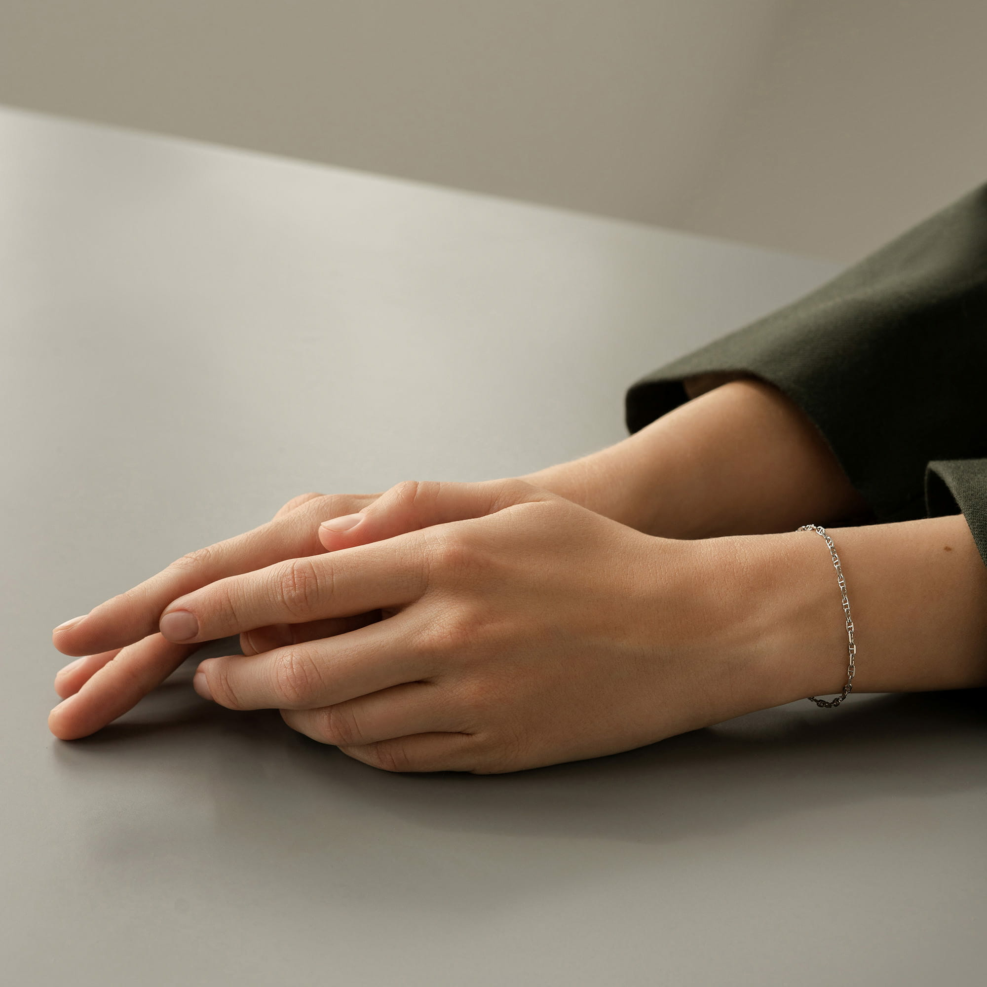 Браслет из золота 585 пробы KRASTSVETMET НБ 12-044ПГ d.0.60 Золото 585 пр.