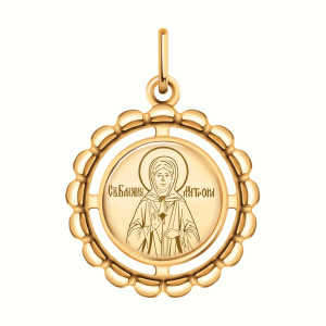 Кулон из золота 585 пробы ATOLL 3280