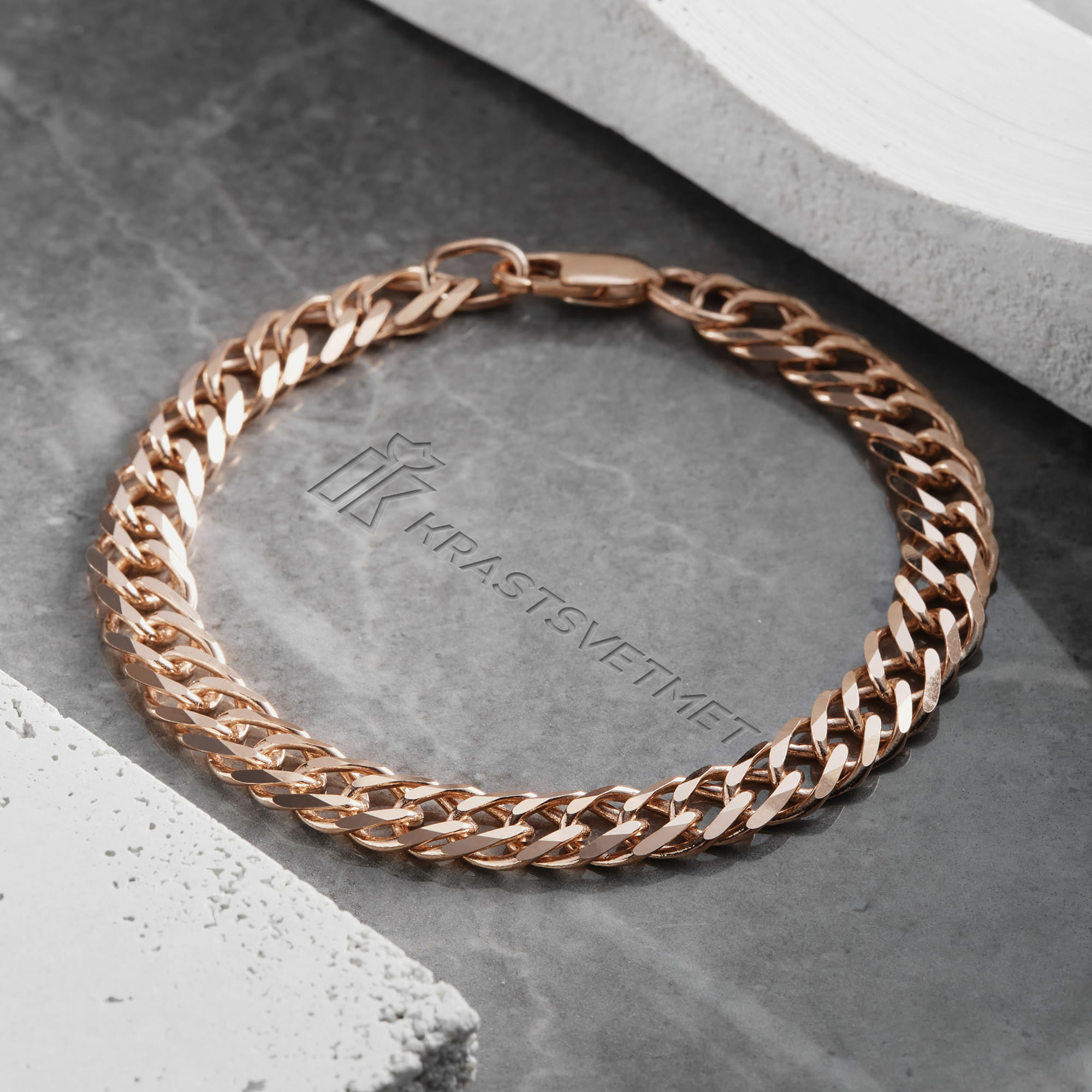 Браслет из золота 585 пробы KRASTSVETMET НБ 12-076ПГ d.1.20 Золото 585 пр.