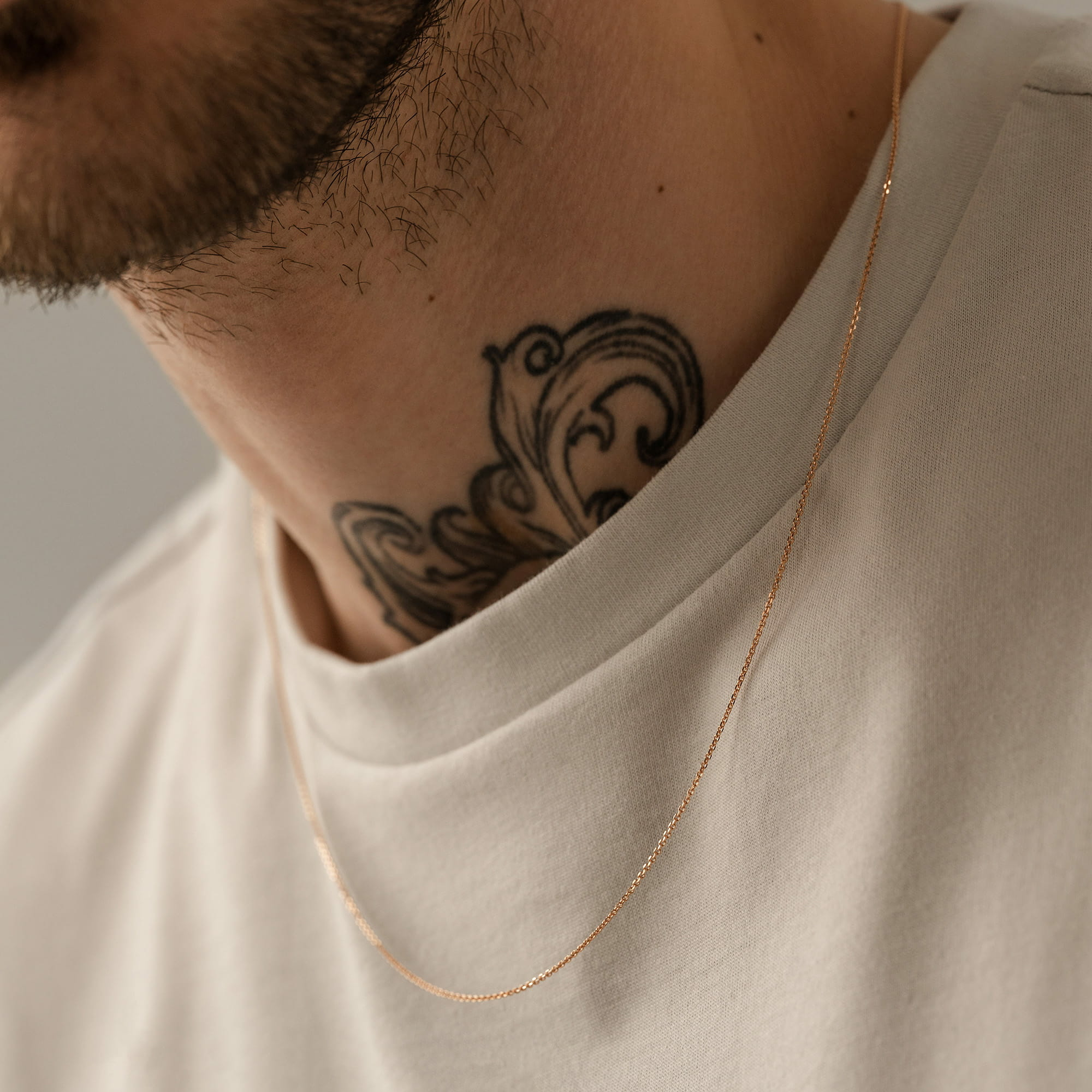 Цепь из золота 585 пробы KRASTSVETMET НЦ 12-053 d.0.30 