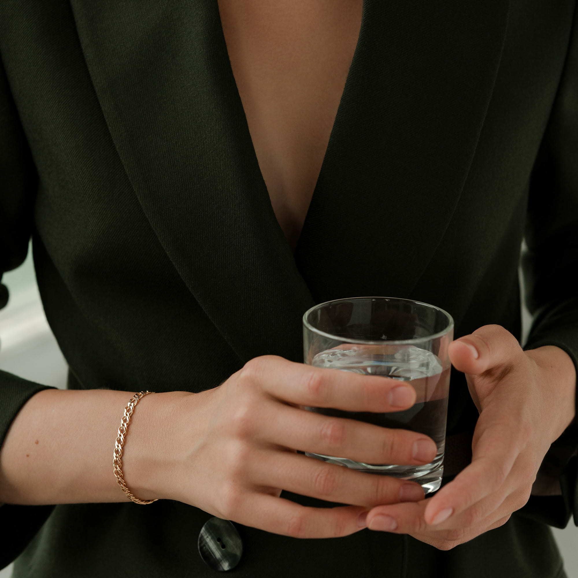 Браслет из золота 585 пробы KRASTSVETMET НБ 12-076ПГ d.0.80 Золото 585 пр.