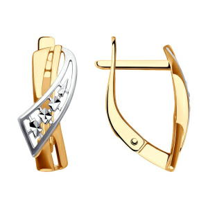 Серьги из золота 585 пробы SOKOLOV 0200369