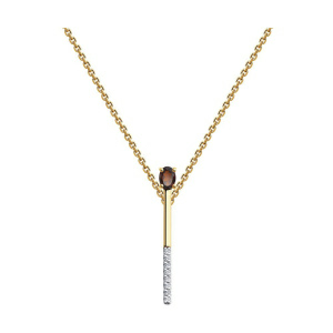 Колье из золота 585 пробы с гранатом SOKOLOV 770243