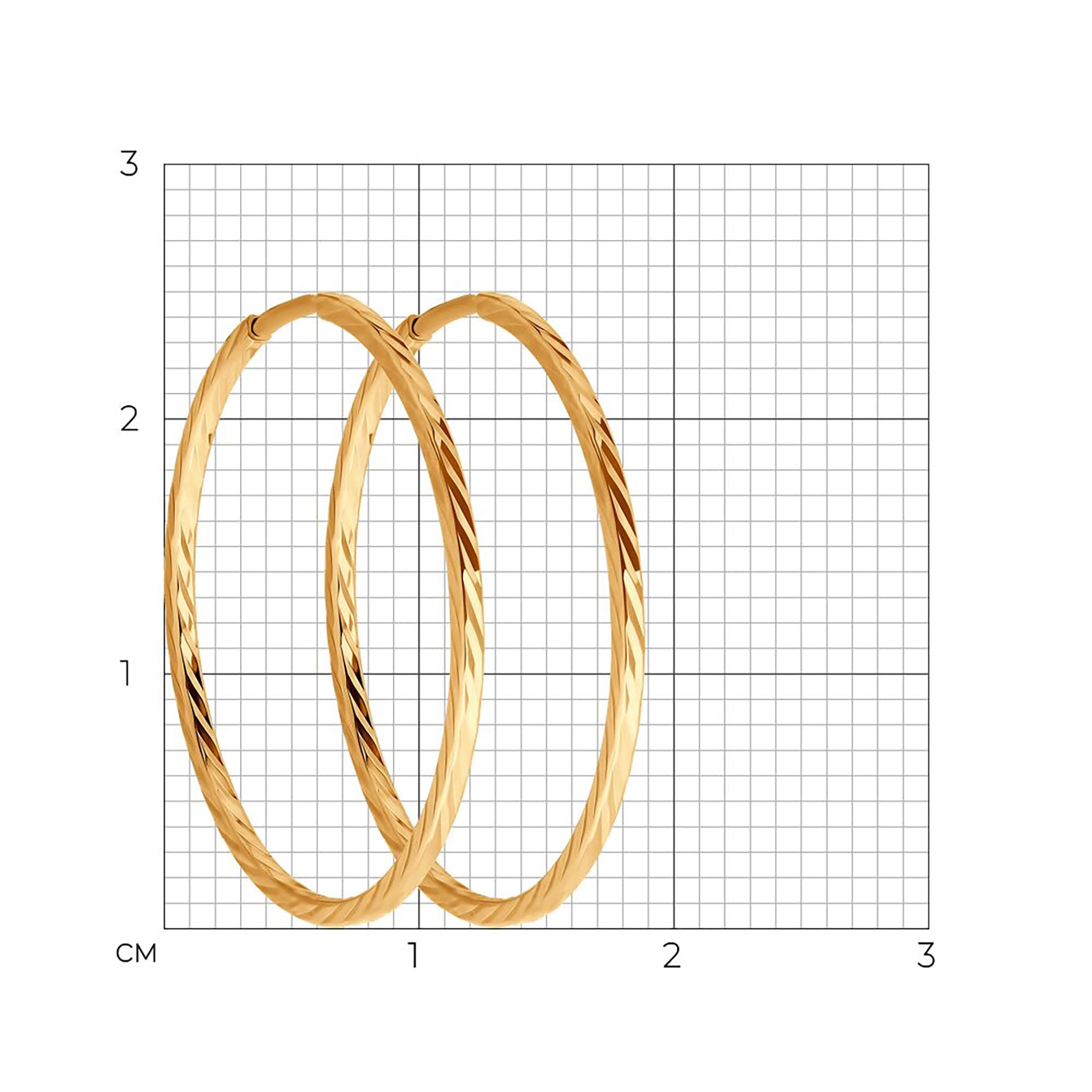 Серьги из золота 585 пробы SOKOLOV 140067 Золото 585 пр.