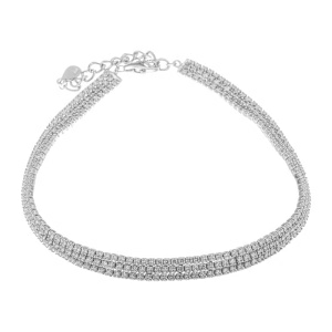 Браслет из серебра 925 пробы с кубическим цирконием МАСТЕР КЛИО 22Б135046