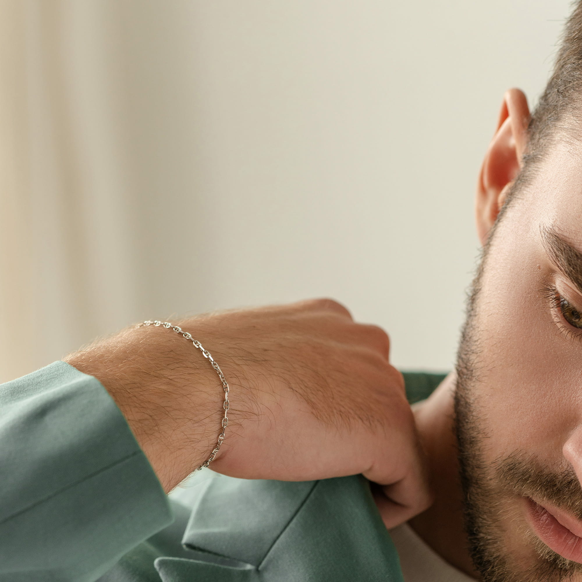 Браслет из золота 585 пробы KRASTSVETMET НБ 12-044 d.0.60 Золото 585 пр.