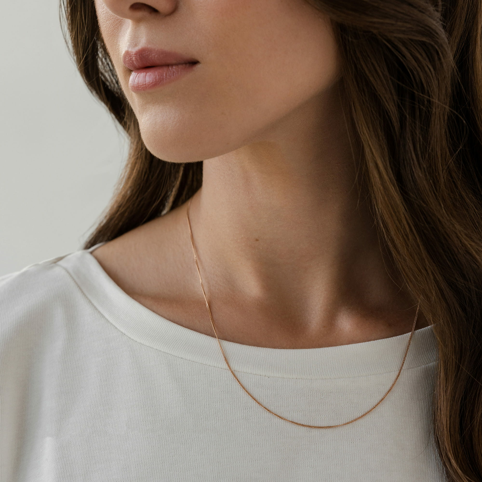 Цепь из золота 585 пробы KRASTSVETMET НЦ 12-023 d.0.20 Золото 585 пр.