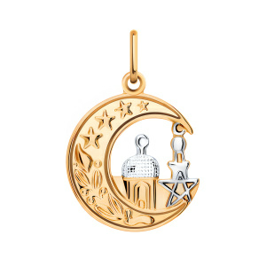 Кулон из золота 585 пробы ATOLL 3296