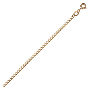 Цепь из золота 585 пробы KRASTSVETMET НЦ 12-076ПГ d.0.35