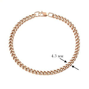 Браслет из золота 585 пробы KRASTSVETMET НБ 12-002ПГ d.1.20