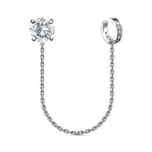 Серьги из серебра 925 пробы с фианитом SALAKATOV 421-10-682