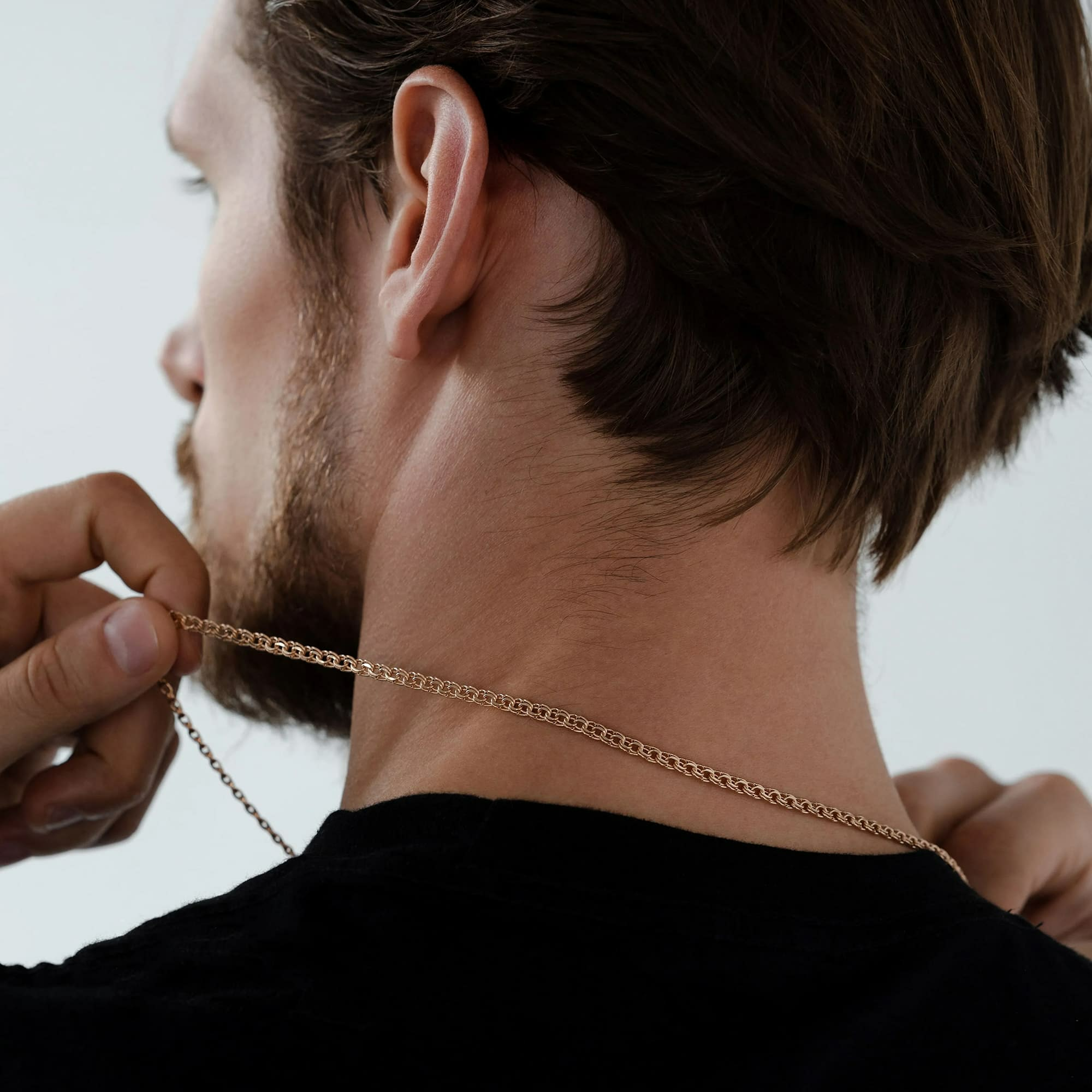 Цепь из золота 585 пробы KRASTSVETMET НЦ 12-316Б d.0.50 Золото 585 пр.