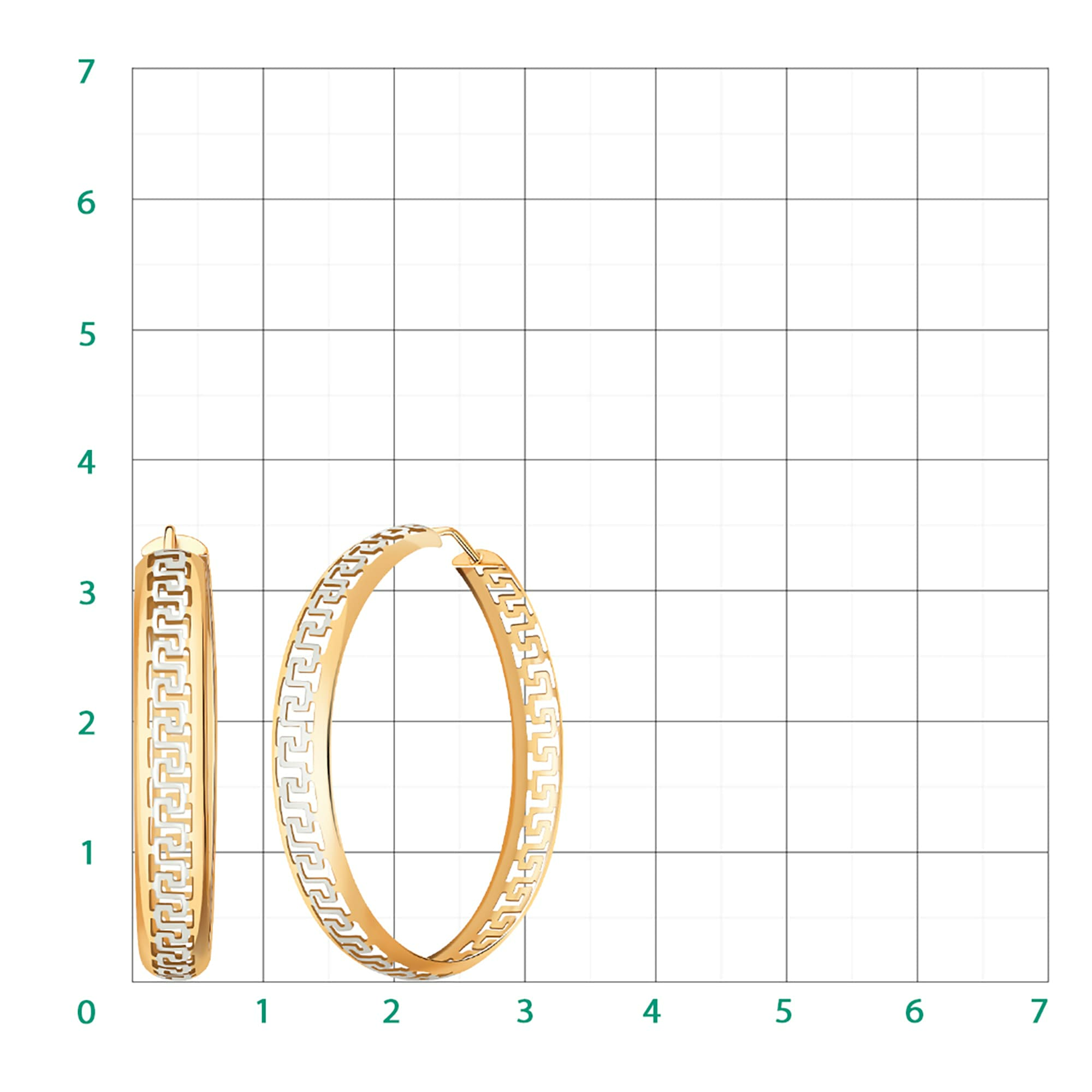 Серьги из золота 585 пробы ATOLL 20549 Золото 585 пр.