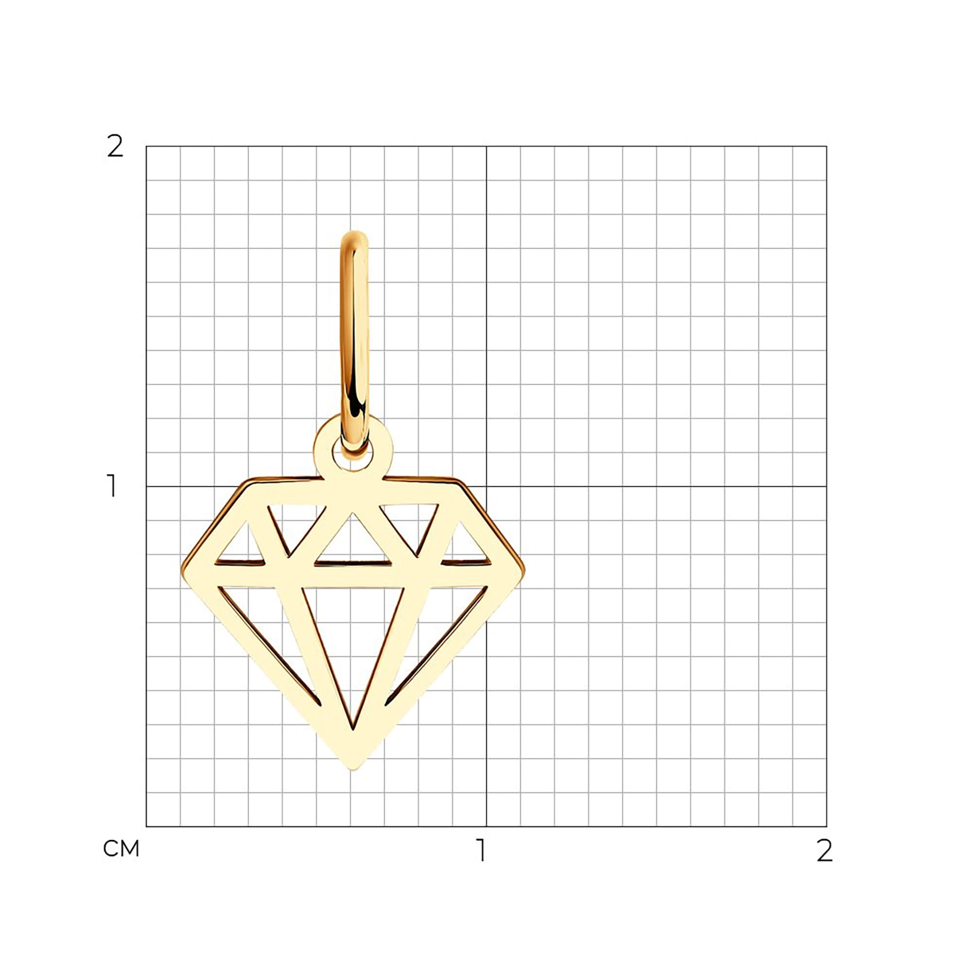 Кулон из золота 585 пробы SOKOLOV 51-130-01118-1 Золото 585 пр.
