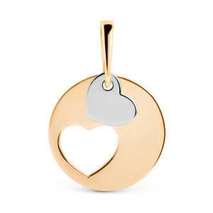 Кулон из золота 585 пробы DINASTIA 500023-1000