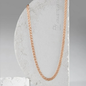 Цепь из золота 585 пробы KRASTSVETMET НЦ 12-076ПГ d.0,50