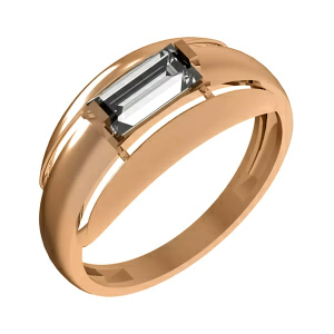 Кольцо из золота 585 пробы с гранатом DINASTIA 022291-1350