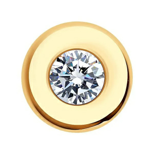 Кулон из золота 585 пробы с фианитом SOKOLOV 34772