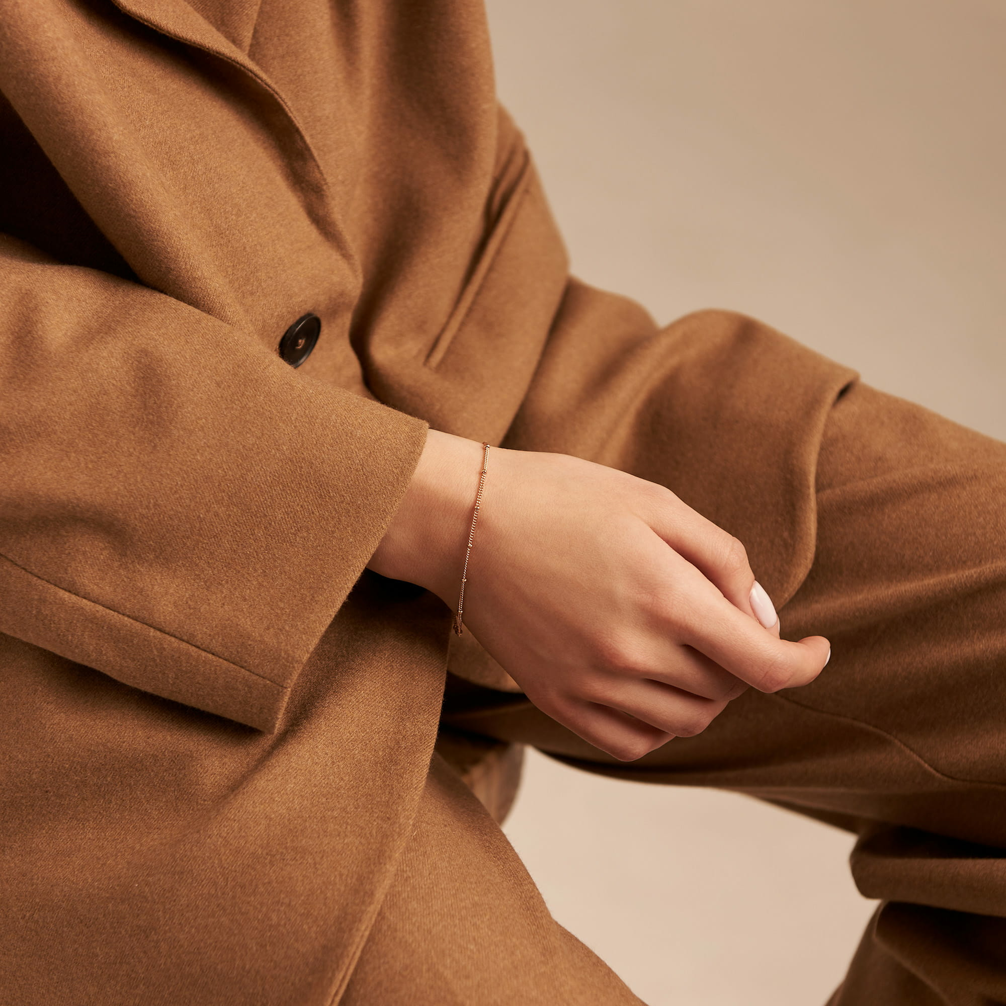 Браслет из золота 585 пробы KRASTSVETMET НБ 12-084 d.0.40 Золото 585 пр.