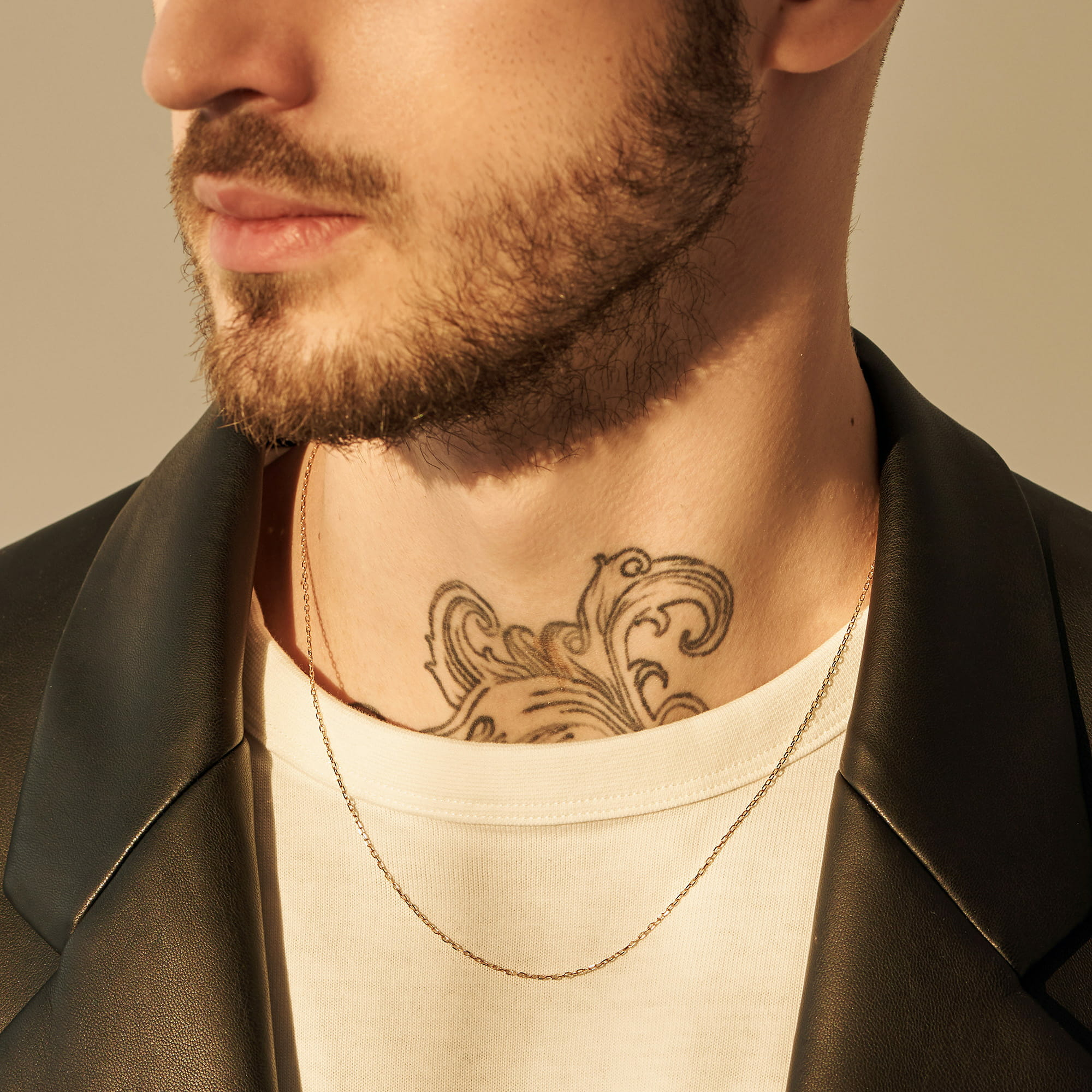 Цепь из золота 585 пробы KRASTSVETMET НЦ 12-042ПГ d.0.35 Золото 585 пр.