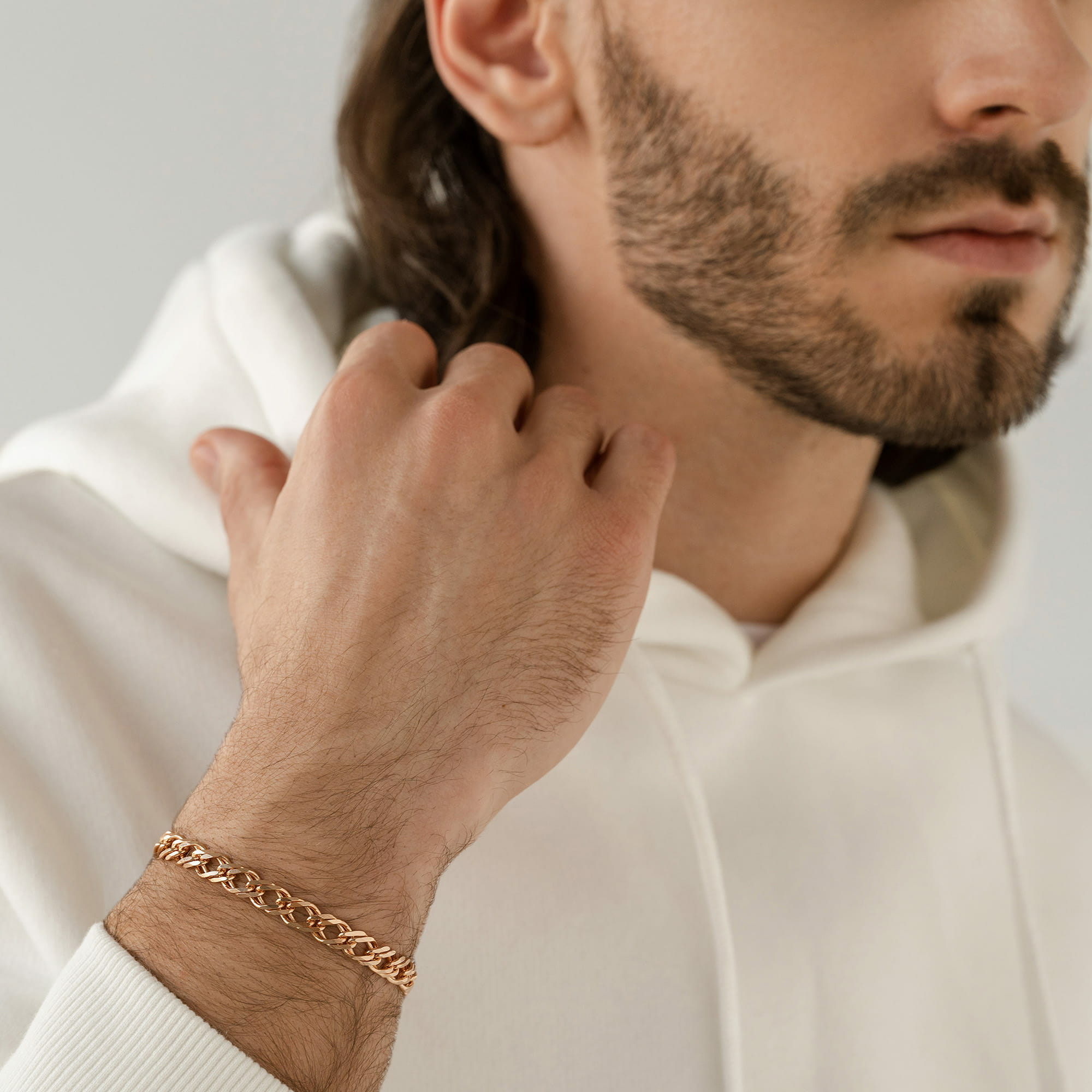 Браслет из золота 585 пробы KRASTSVETMET НБ 12-076ПГ d.1.20 Золото 585 пр.