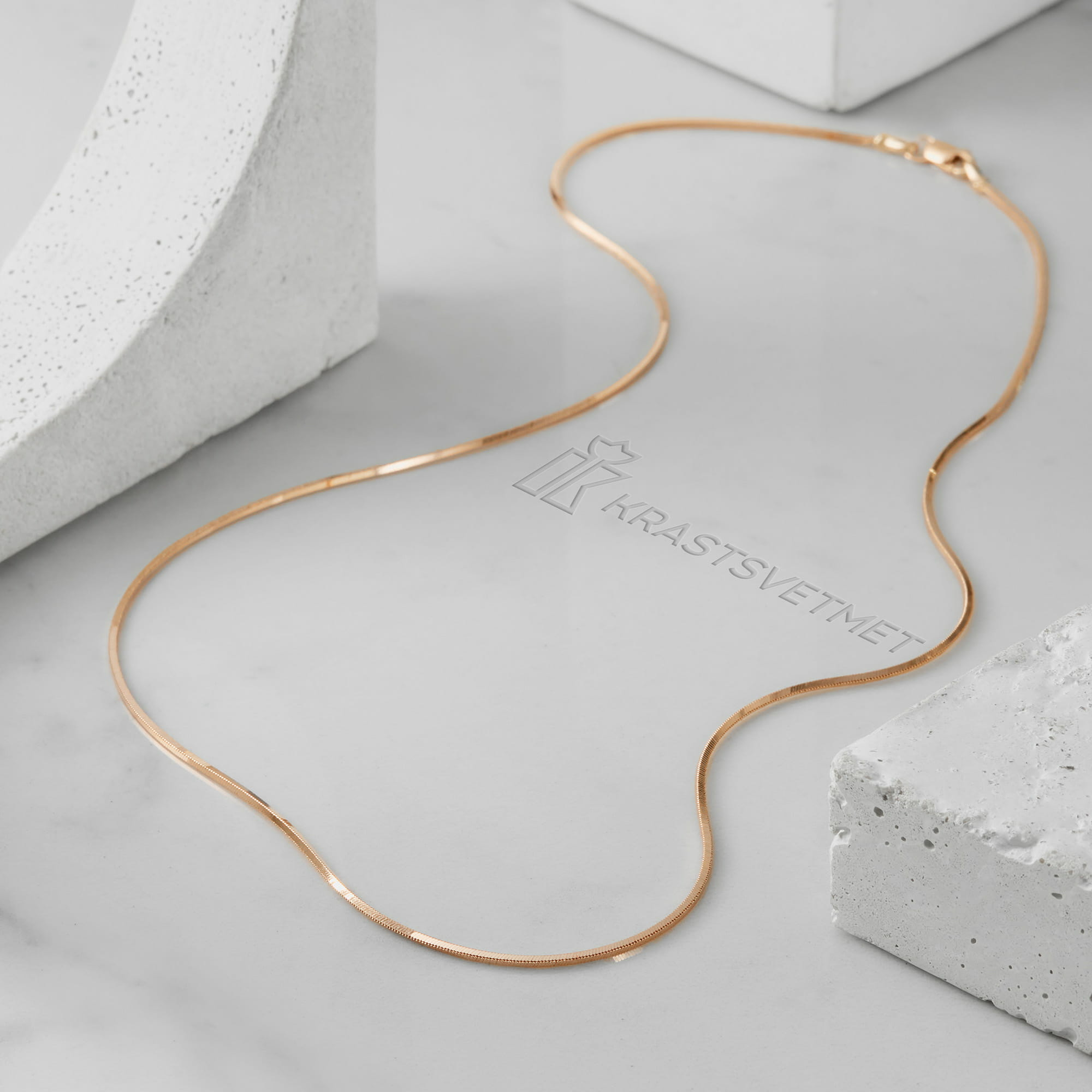 Цепь из золота 585 пробы KRASTSVETMET НЦ 12-096 d.0.30 Золото 585 пр.