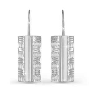 Серьги из серебра 925 пробы DEL'TA с220175