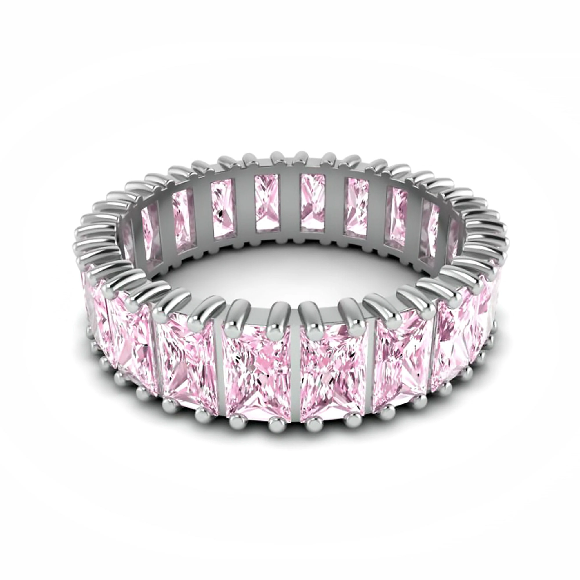 Кольцо из серебра 925 пробы с фианитом COUPLE STUDIO 10105155_Baguette Серебро 925 пр.