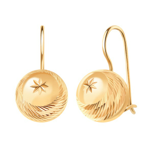 Серьги из золота 585 пробы ATOLL 2615а