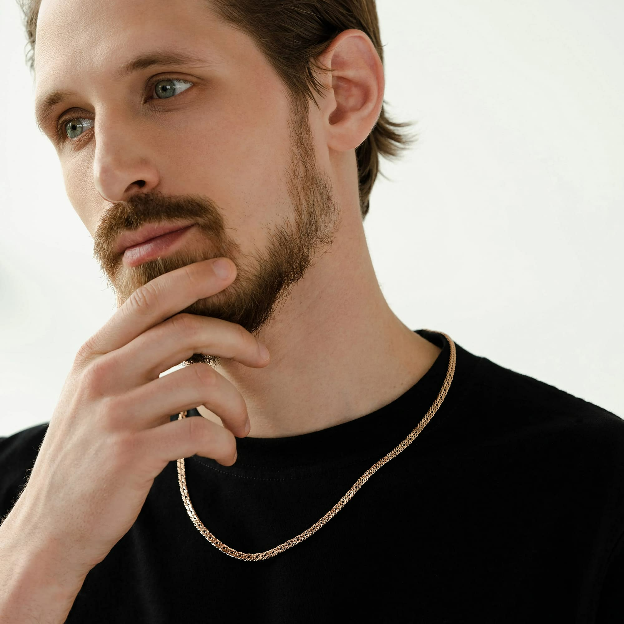 Цепь из золота 585 пробы KRASTSVETMET НЦ 12-203 d.0.40 Золото 585 пр.