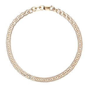 Браслет из золота 585 пробы KRASTSVETMET НБ 12-203 d.0.60