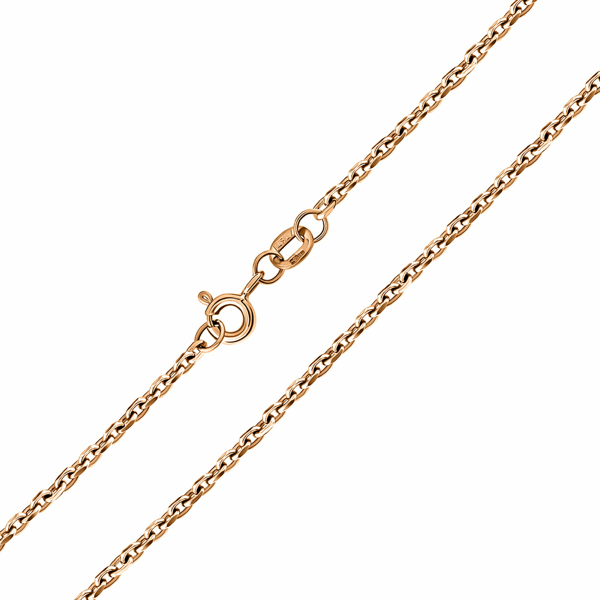 Браслет из золота 585 пробы KRASTSVETMET НБ 12-053ПГ d.0.60 Золото 585 пр.