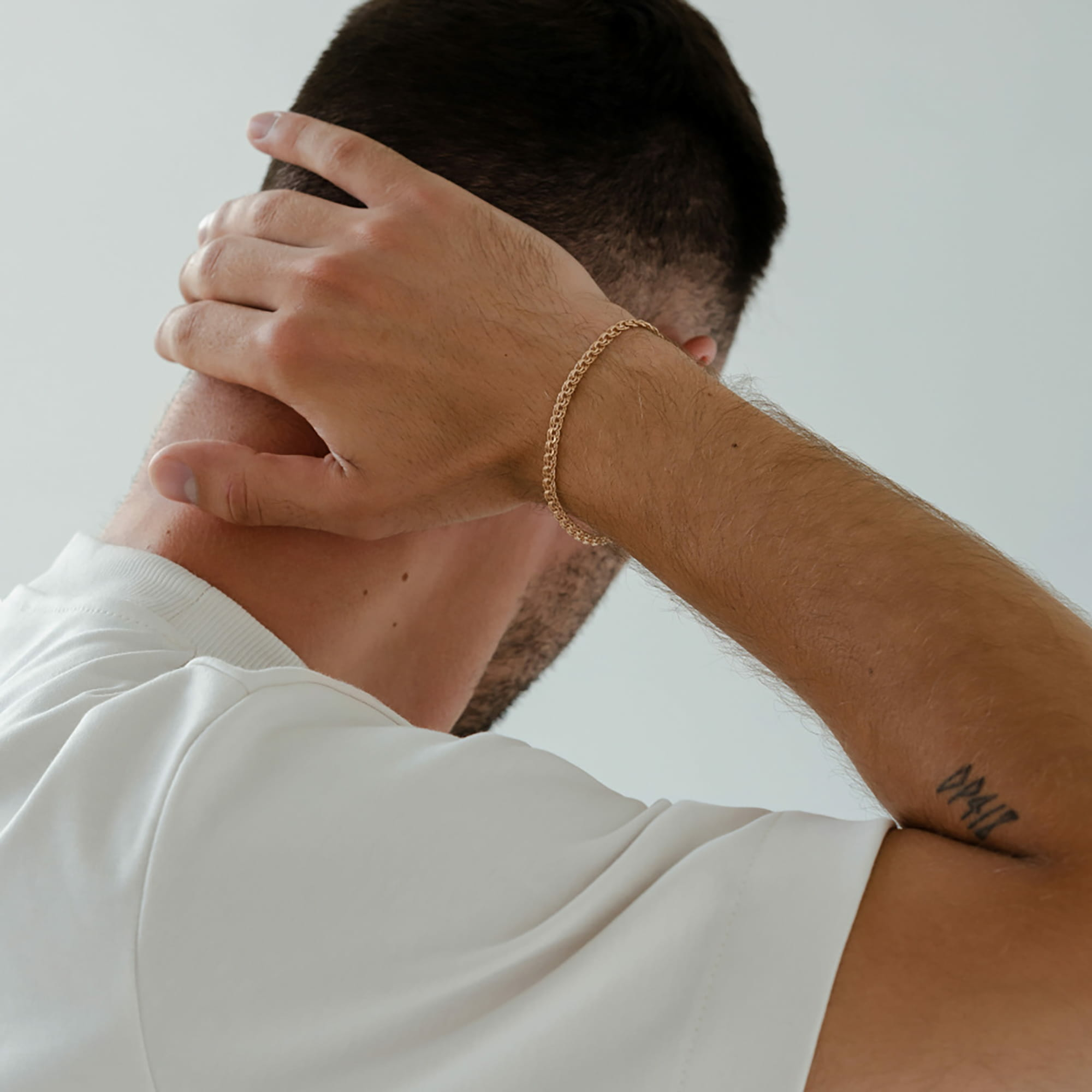 Браслет из золота 585 пробы KRASTSVETMET НБ 12-316Б d.0.60 Золото 585 пр.