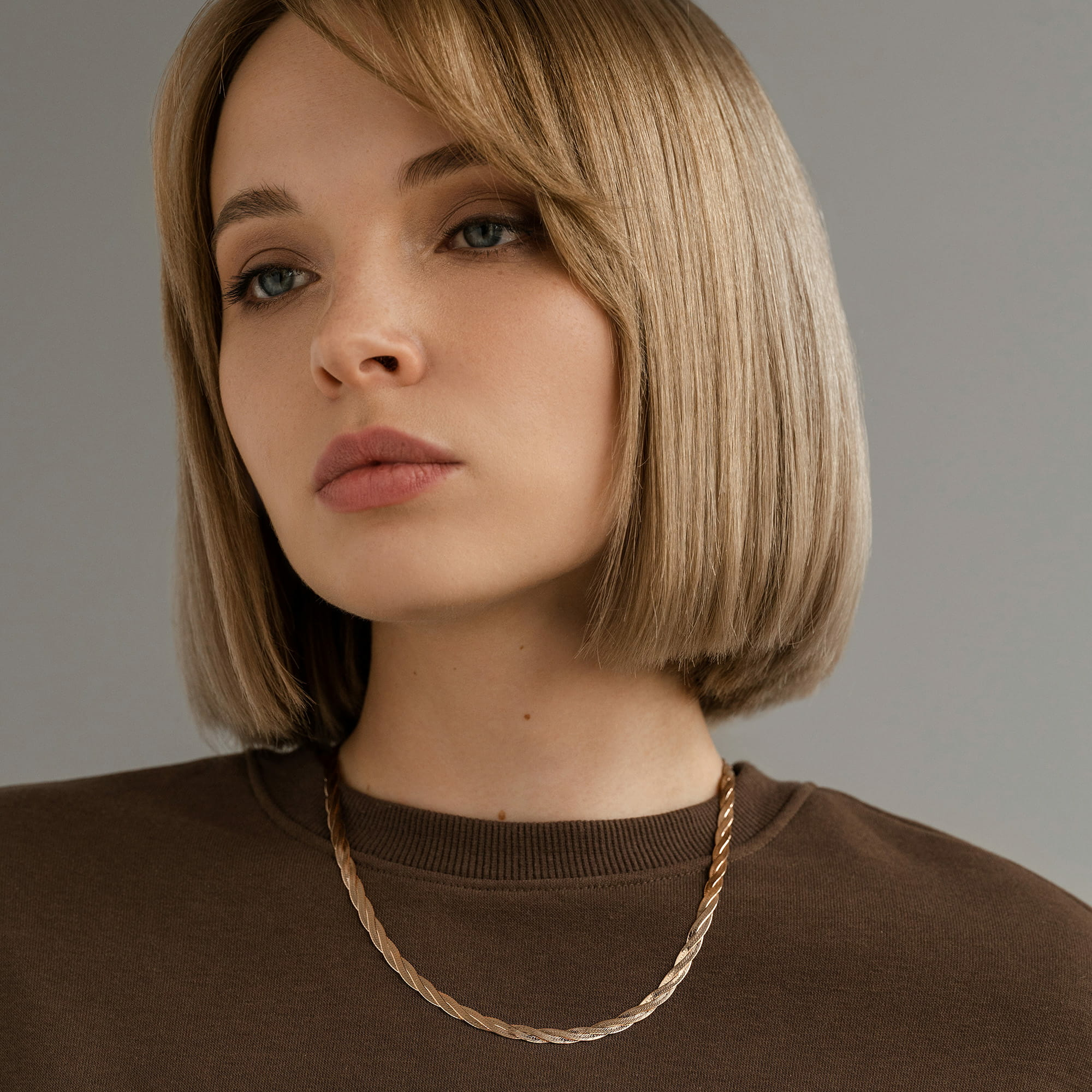Цепь из золота 585 пробы KRASTSVETMET НЦ 12-031 d.0.35 Золото 585 пр.