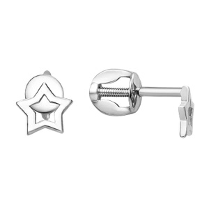 Серьги из золота 585 пробы DINASTIA 015112-3001