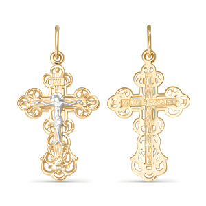 Кулон из золота 585 пробы DEL'TA 080060