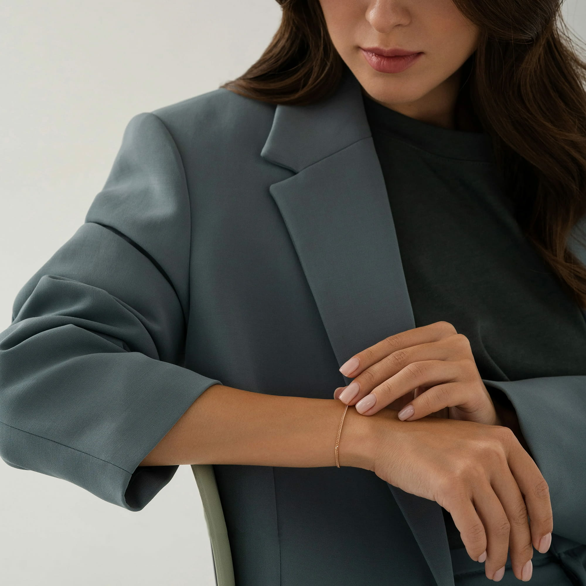 Браслет из золота 585 пробы KRASTSVETMET НБ 12-002ПГ d.1.20 Золото 585 пр.