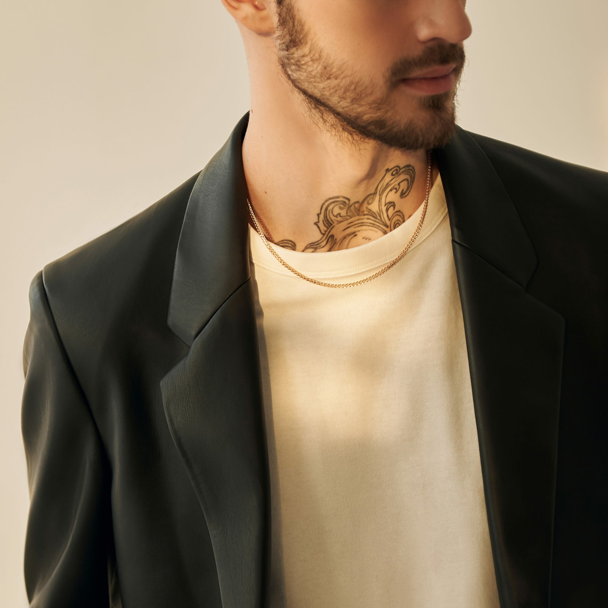 Цепь из золота 585 пробы KRASTSVETMET НЦ 12-042ПГ d.0.35 Золото 585 пр.