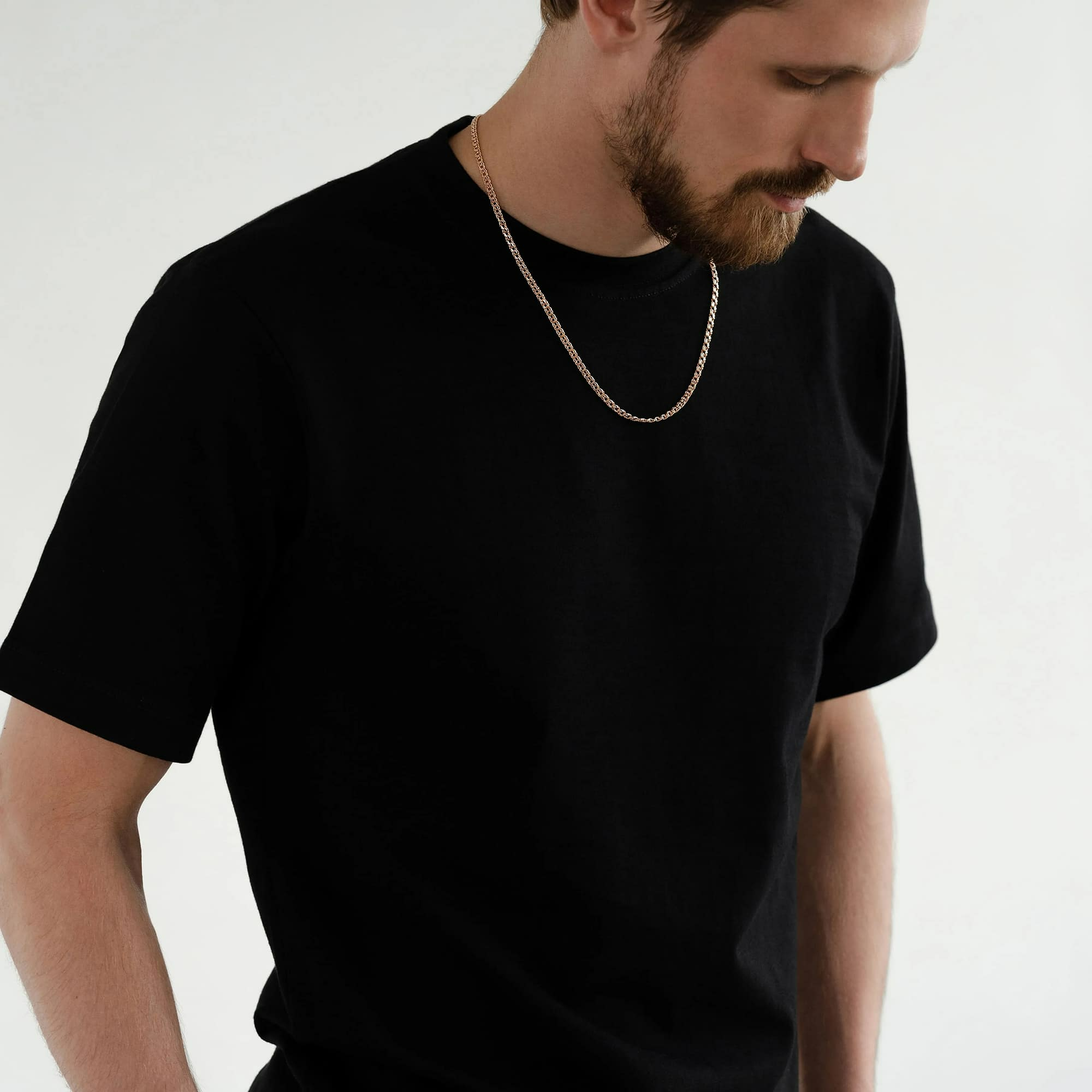 Цепь из золота 585 пробы KRASTSVETMET НЦ 12-316Б d.0.50 Золото 585 пр.