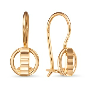 Серьги из золота 585 пробы DEL'TA 2204380