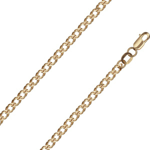 Цепь из золота 585 пробы KRASTSVETMET НЦ 12-076ПГ d.0.40