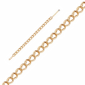 Браслет из золота 585 пробы с фианитом DEL'TA 07704309