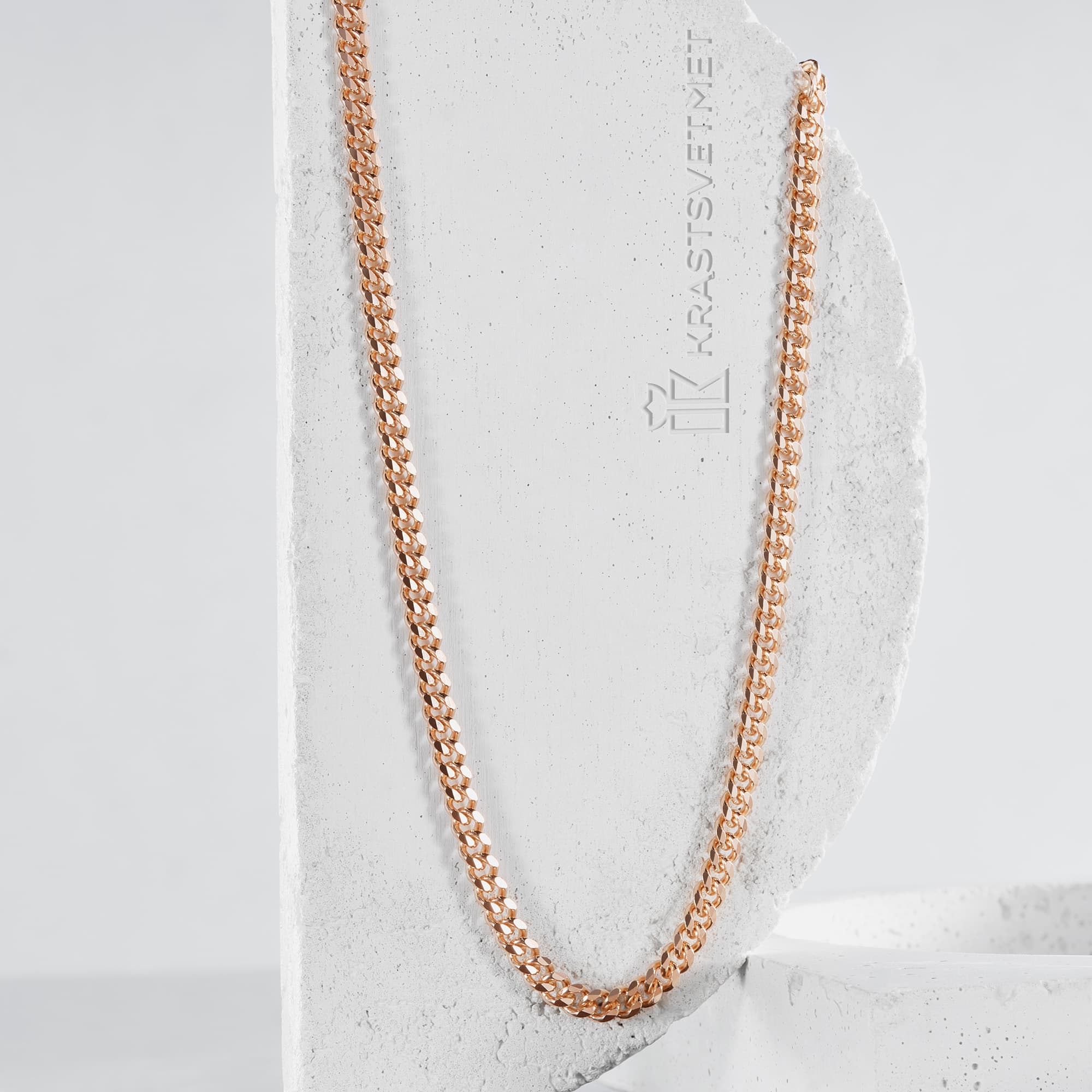 Цепь из золота 585 пробы KRASTSVETMET НЦ 12-002ПГ d.1.20 Золото 585 пр.