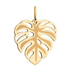 Кулон из золота 585 пробы SOKOLOV 035855