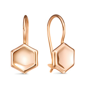 Серьги из золота 585 пробы DEL'TA 2205893