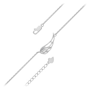 Браслет из серебра 925 пробы с фианитом JUVEDEL ПР-3732