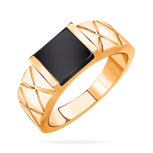 Печатка из золота 585 пробы с ониксом SANIS 08-540132